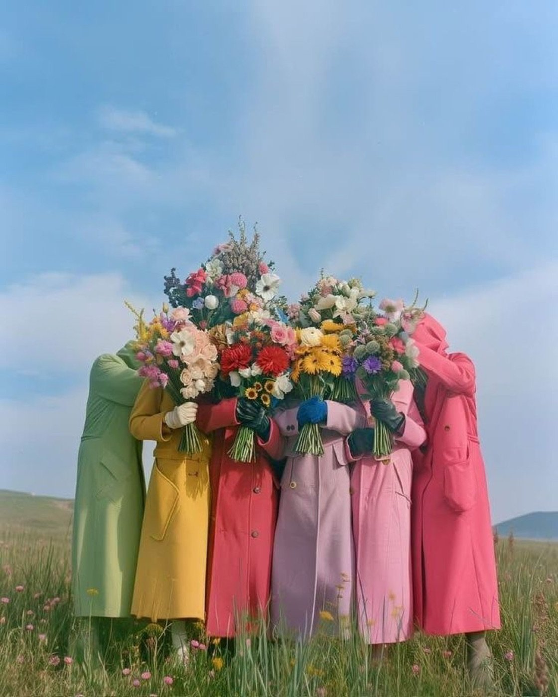 Colourful community in bloom
